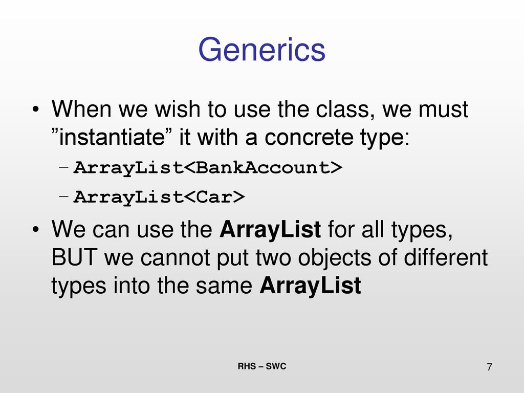 Generics ppt download